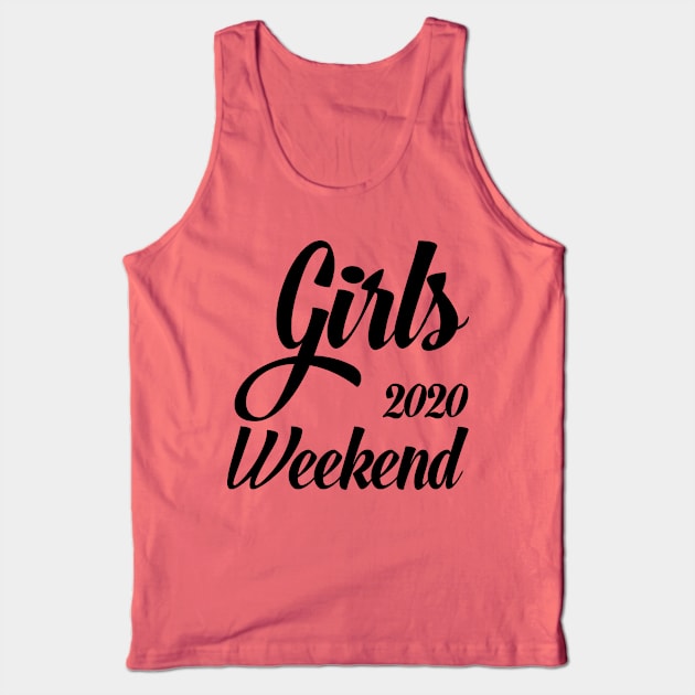 Girls Trip Cute Girls Weekend 2020 Mask Girls Trip 2020 Mask girls weekend trips Tank Top by Gaming champion